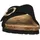 NOU Jaca Leder Kork Sandalen Damen, 1001 - black 39