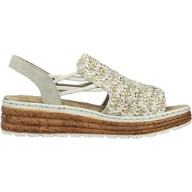 Rieker 62741-60 Beige/Silber 41