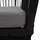Mendler 2er-Set Rope-Barhocker 0 x 0 cm Anthrazit