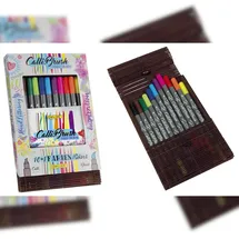 ONLINE USV-Systeme ONLINE Faserschreiber Calli.BrushPen 11 Stück im Bambus Etui