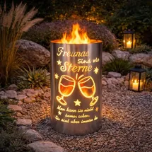 tiko-design Feuertonne Ø 0 cm Silber