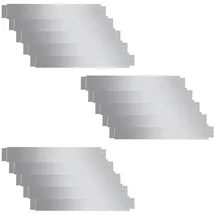 vidaXL Rasenkante 15-er Set Verzinkter Stahl 100x14 cm