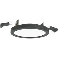 LightMe Einbauleuchte 1er Pack rund schwarz