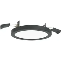 LightMe Einbauleuchte 1er Pack rund schwarz