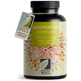 Magnesium Kapseln 365x - 668mg Magnesium-Oxid, davon 400mg Magnesium pro Kapsel - sehr hoher Magnesium-Gehalt (60%) - Laborgeprüft mit Zertifikat - 100% vegan - Vorrat für ein volles Jahr