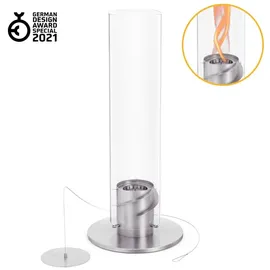 höfats SPIN 1500 Tischfeuer silber