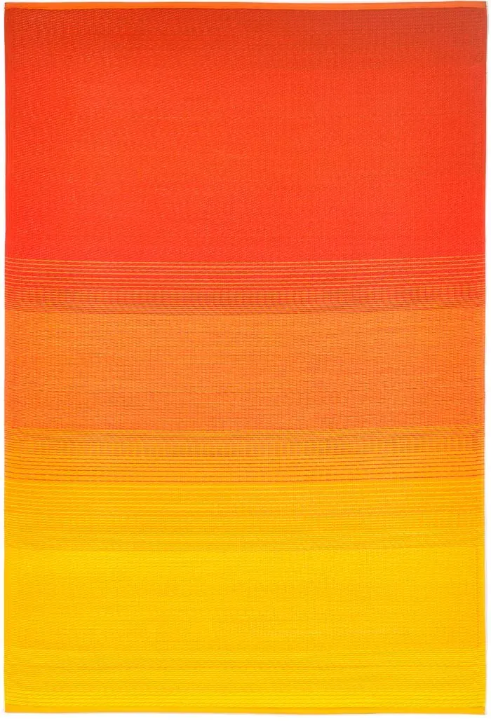 FabHab Outdoorteppich World Collection 120 x 180cm Polypropylen Orange 180 cm