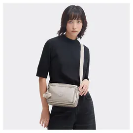 Kipling Basic Plus Umhängetasche Polyamid Beige/Gold/Mehrfarbig