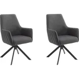 MCA Furniture 4-Fußstuhl »Reynosa«, (Set), 2 St., Esszimmerstuhl 360°drehbar mit Nivellierung, Belastbar bis 120 kg