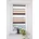 Duo Rollo Klemmfix 90 x 160 cm braun/beige/weiß BxH transparent lichtdurchlässig stufenlos verstellbar leichte Montage ohne Bohren zum Klemmen fürs Fenster