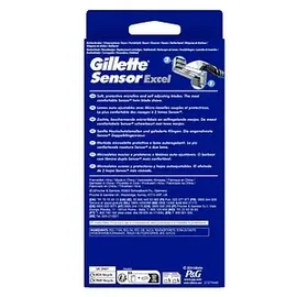 Gillette Sensor Excel Rasierer + 3 Klingen