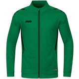 Polyesterjacke sportgrün/schwarz M