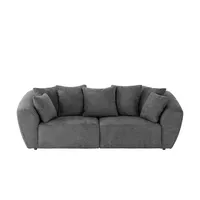 smart Big Sofa  Saturo ¦ grau ¦ Maße (cm): B: 250 H: 81 T: 106