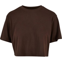 URBAN CLASSICS Cropped T-Shirts in brown 3XL