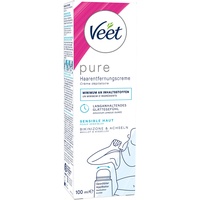 Veet Enthaarungscreme Bikini & Achseln Sensitive Haut Bodylotion 100 ml Damen