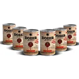 6 x 400g Hundefutter Dozer Truthahn Premium Nassfutter Dosen