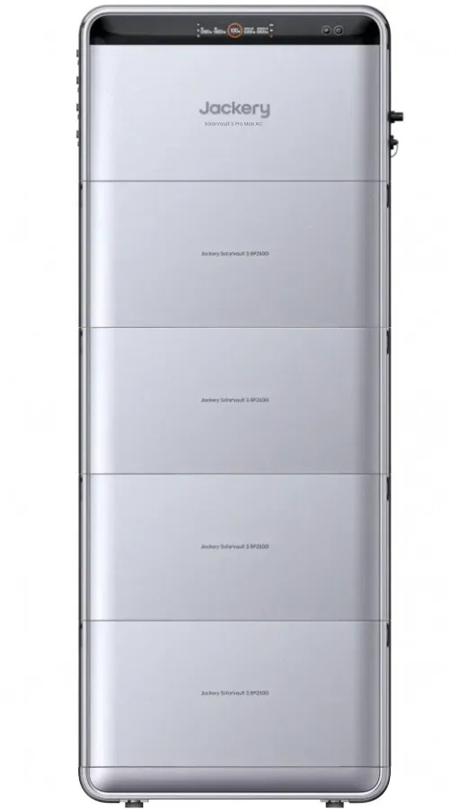 Jackery SolarVault 3 Pro Max AC mit 4x BP2500 Erweiterungsakkus | 12,6 kWh