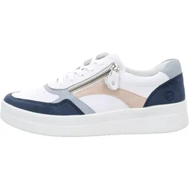 REMONTE Damen D0J01 Sneaker Low, Weiss 85, 43 EU