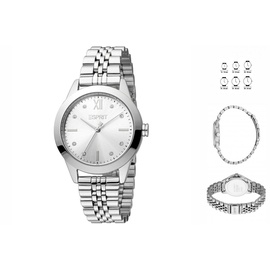 Esprit Uhr ES1L317M0055 Damen Armbanduhr Silber