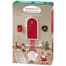 Moses Wichteltür-Set Weihnachtszauber Braun