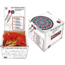 BULL'S Eco Soft Dart 100er 6/8mm Mehrfarbig 16 g