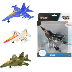 Toi-Toys Zurückziehbares Kampfflugzeug aus Metall