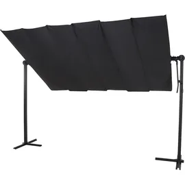 Siena Garden Sonnensegel Enna 350 x 250 cm anthrazit