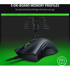 Razer DeathAdder V2 Gaming Maus schwarz (RZ01-03210100-R3M1)
