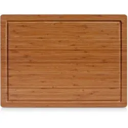 Zeller Bamboo Schneidebrett, 45 x 33 cm 25220 , Material: Bambus, natur