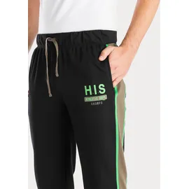H.I.S. Sweathose Relaxhose Schwarz XL