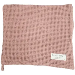 Krasilnikoff Bad-Handtuch mit Waffelstruktur, 70x120 cm, rose