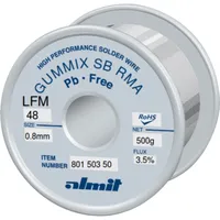 Almit Lötdraht, Gummix SB RMA LFM-48, 0,8 mm, 500