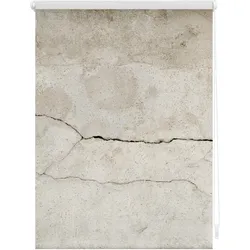 Lichtblick Rollo Klemmfix, ohne Bohren, blickdicht, Beton - Grau