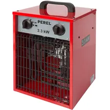Perel Elektrischer Heizlüfter 3,3 kW rot