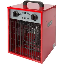 Perel Elektrischer Heizlüfter 3,3 kW rot