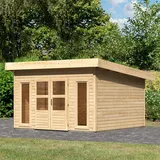 Karibu Perlsee 5 3,69 x 4,20 m Beige