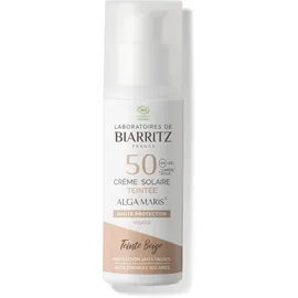 Laboratoires de Biarritz Alga Maris Getönte Sonnencreme Gesicht Creme LSF 50 50 ml