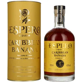 Ron Espero Caribbean Banana Rum 40% vol 0,7 l Geschenkbox