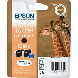 Epson T0711 Gepard 2 Stk. schwarz