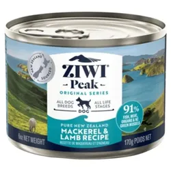ZIWIPEAK Dog Original Series Makrele und Lamm Nassfutter für Hunde 170 g