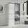 masseno Schwebetürenschrank VARO 120 x 205 x 60 cm Weiß