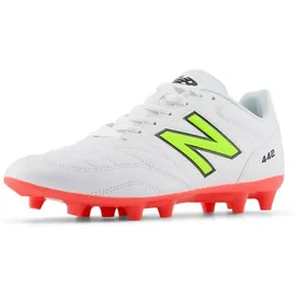 New Balance 442 Academy V2 FG Herren Weiß/Energy Red 46