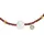 GIORGIO MARTELLO MILANO Armband mit Süßwasser-Perlen und Ziersteinen goldfarben 19 cm