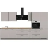 Nobilia Küchenzeile Touch II 360 cm grau