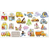 Eduplay 120798 Figuren für Mega-Magnettafel Winter