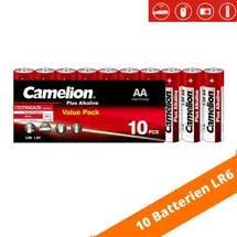 Camelion AA Mignon LR6 Plus Alkaline Batterien 1,5V MN1500 R6 UM6 Shrink