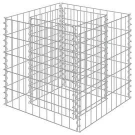 vidaXL Gabionen-Hochbeet 50 × 50 × 50 cm