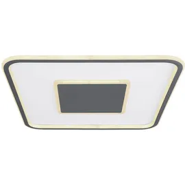 ETC Shop Tageslicht Deckenleuchte 1x LED 46 W quadratisch grau