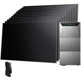 Anker SOLIX Balkonkraftwerk 12×480 Wp mit Solarbank 4 E5000 Pro, Zwei BP5000 Erweiterungsakku und  Smart Meter Gen 2