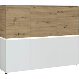 INOSIGN Highboard »Luci«, Breite 165,5 cm, weiß